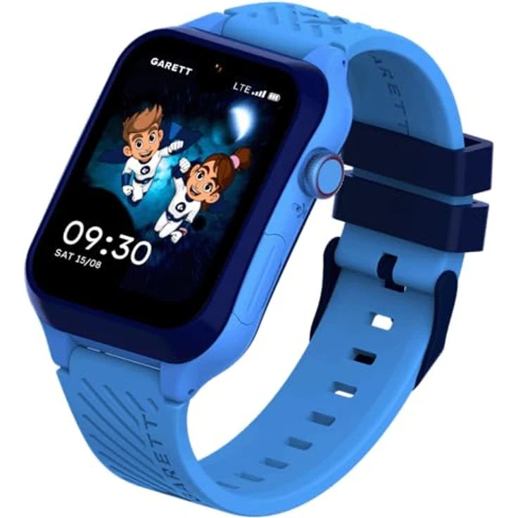 Garett Smartwatch Kids ESSA 2 AI 4G, Kinderuhr in Blau mit 4G Funktion – Bild 1