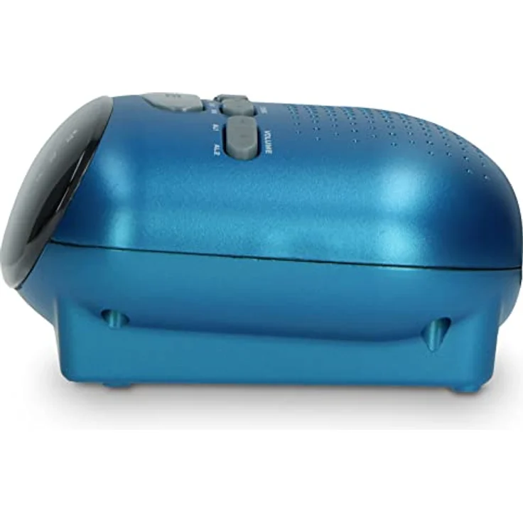iS ICR-210 Uhrenradio (2X Weckzeiten, Schlummerfunktion, Sleeptimer) blau – Bild 3