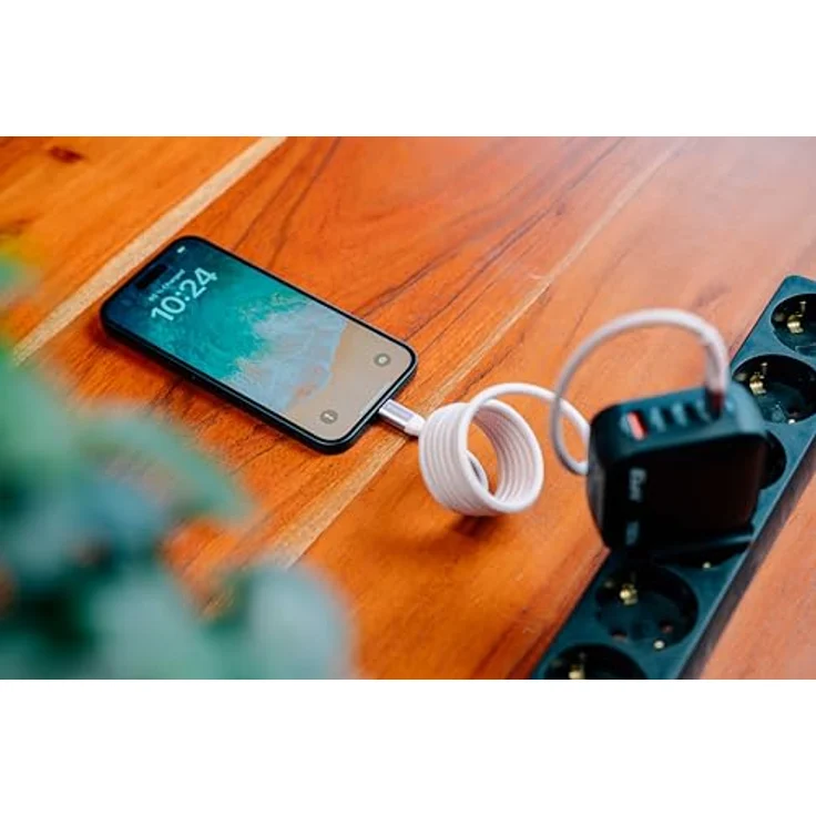 Verbatim Sync & Charge Cable USB-C to USB-C 100W Magnetic 120 cm - Grey, USB Kabel – Bild 4