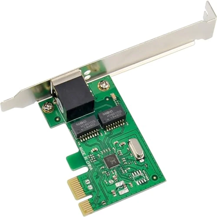 InLine Gigabit Netzwerkkarte PCIe x1, RJ45 LAN Karte 10/100/1000 Mb/s, Realtek RTL8111F, Low Profile, Wake-on-LAN, für Windows/Linux Server/Desktop, 51127F – Bild 3