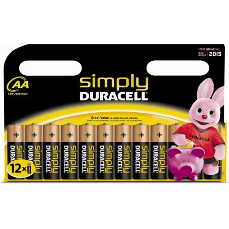 Duracell Alcaline MN1500 LR06 AA Simply DUR002296 – Bild 2