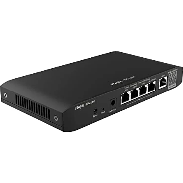 Ruijie Reyee 5-Port Cloud verwalteter PoE Router RG-EG105G-P-V2, Langlebig und robust, PCIe 4.0-Version, schwarz - Preisvergleich – Bild 5