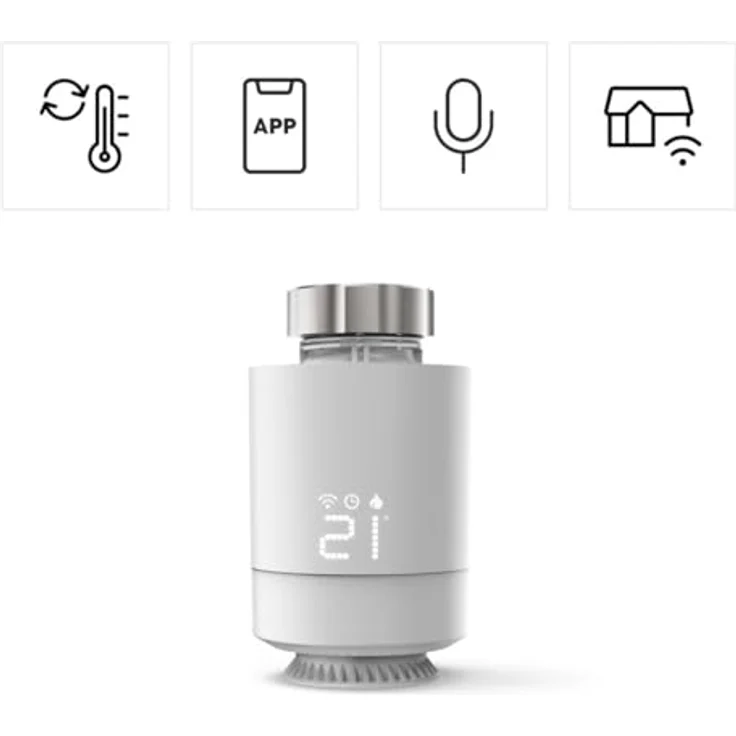 Hama Smartes Heizkörperthermostat, WLAN Erweiterung mit Adapter-Set, App- und Sprachsteuerung, Timer-Funktion, Frostschutzautomatik – Bild 6