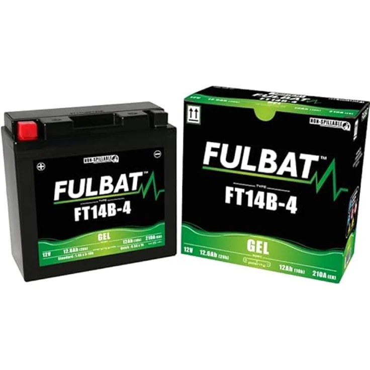 Fulbat FT14B-4 SLA, wartungsfreier VRLA-Akku für alle Positionen, wasserdicht und kältegeeignet – Bild 3