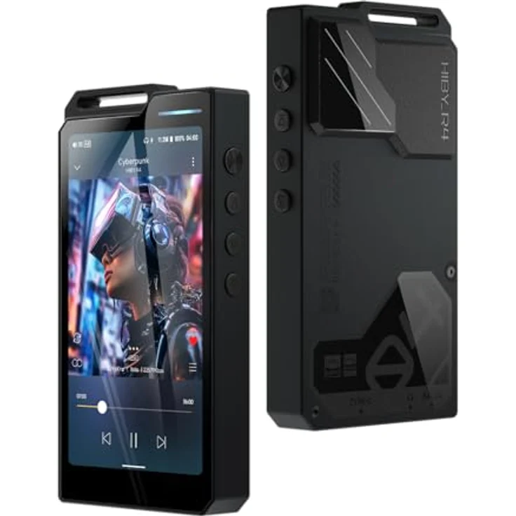 HiBy R4 Android-MP3-Player, 4DAC, Bluetooth und WLAN, 32 GB Speicher, Schwarz – Bild 1