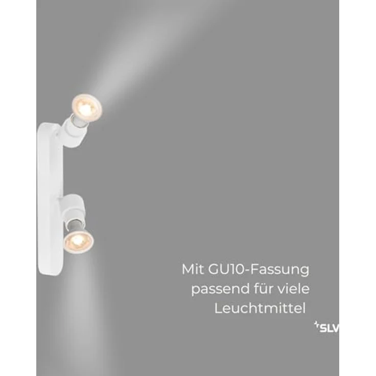 SLV PURI 2.0 BASIC, Deckenleuchte, Wandleuchte, Weiß - Flexibler Strahler für individuelle Lichtakzente – Bild 3