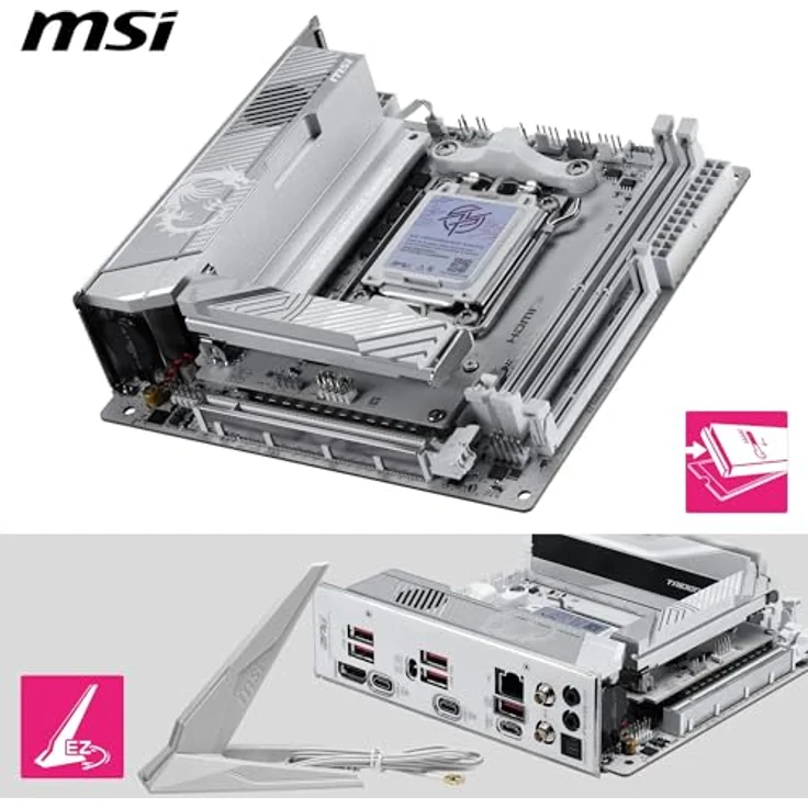 MSI MPG X870I Edge TI EVO WiFi, Mini-ITX Mainboard mit Wi-Fi und optimierter Kühlung – Bild 3