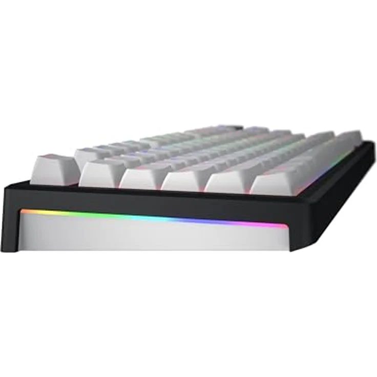 HATOR Skyfall Wireless 80, Mechanische Tastatur mit RGB-LED, USB + RF Wireless + Bluetooth, Schwarz-Weiß, Hot-Swap-Schalter – Bild 3