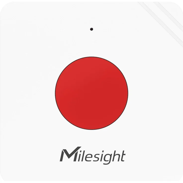 Milesight WS101-868M-SOS, Smart Button Access Point mit NFC, 1650 mAh Batterie und IP30 Schutzart