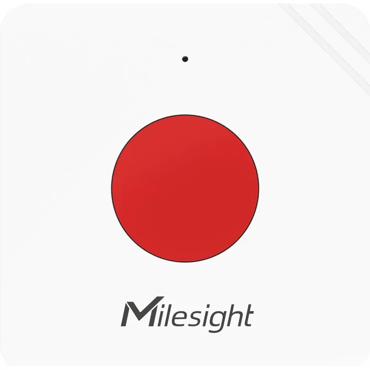 Milesight WS101-868M-SOS, Smart Button Access Point mit NFC, 1650 mAh Batterie und IP30 Schutzart