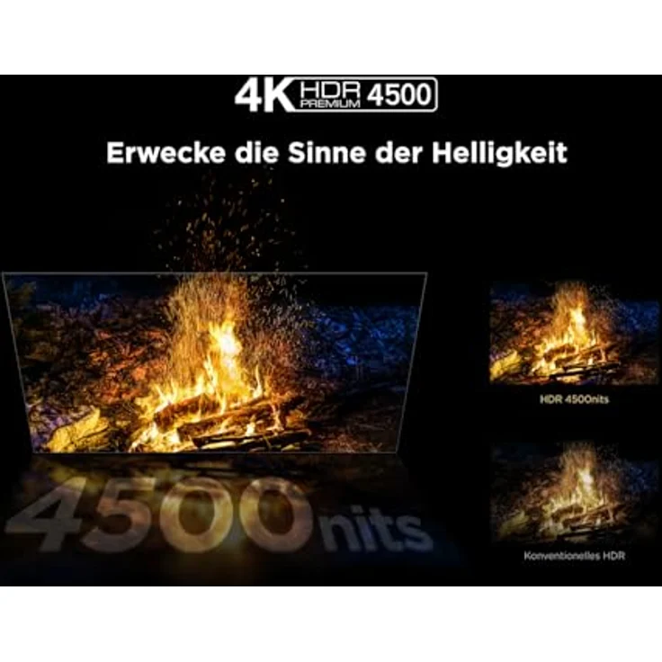 TCL 75Q8CX7 Mini-LED-Fernseher (189 cm/75 Zoll, 4K Ultra HD, Google TV, Smart-TV, Audio von Bang & Olufsen, Smart TV, Apple TV, 144Hz, 4K, Dolby Vision) – Bild 8