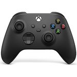 Xbox Wireless Controller - Carbon Black, ergonomischer Gamepad mit Bluetooth-Technologie und 3,5mm-Stereo-Headsetbuchse