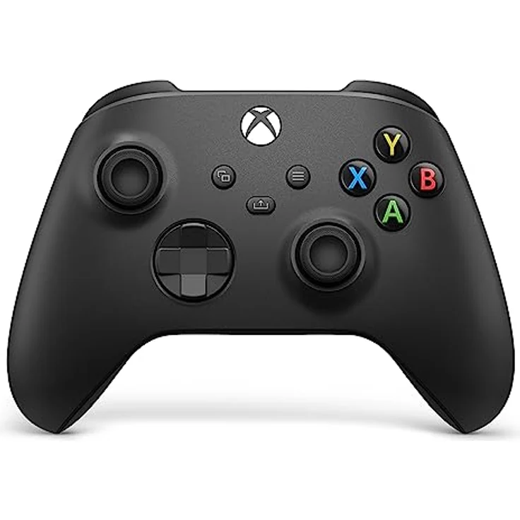Xbox Wireless Controller - Carbon Black, ergonomischer Gamepad mit Bluetooth-Technologie und 3,5mm-Stereo-Headsetbuchse – Bild 1