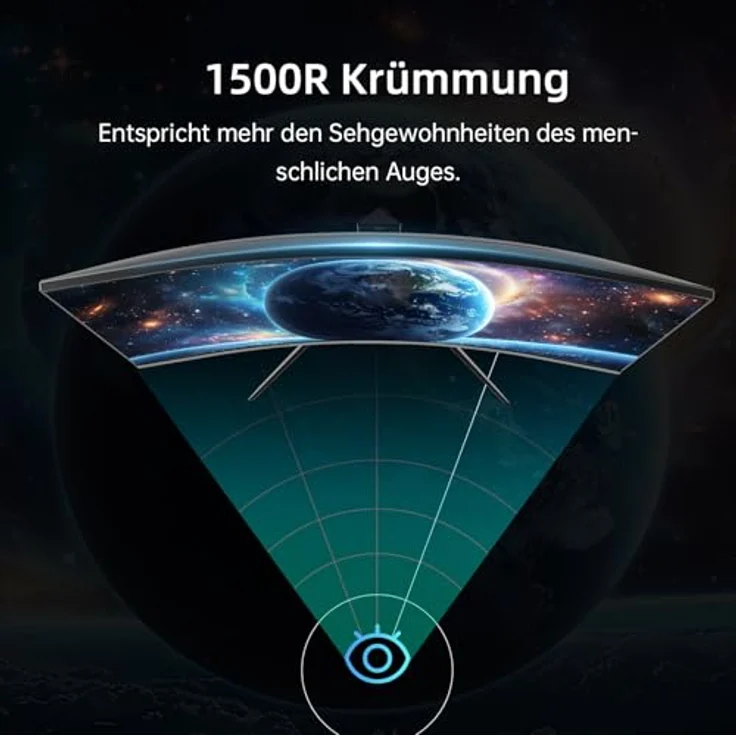 KTC H32S17F, 32 Zoll FHD Curved Gaming Monitor, 240Hz, 1ms, Freesync & G-Sync, 1500R, 125% sRGB, Blaulicht Reduktion, VESA, DP1.4/HDMI 2.0, USB2.0 – Bild 5