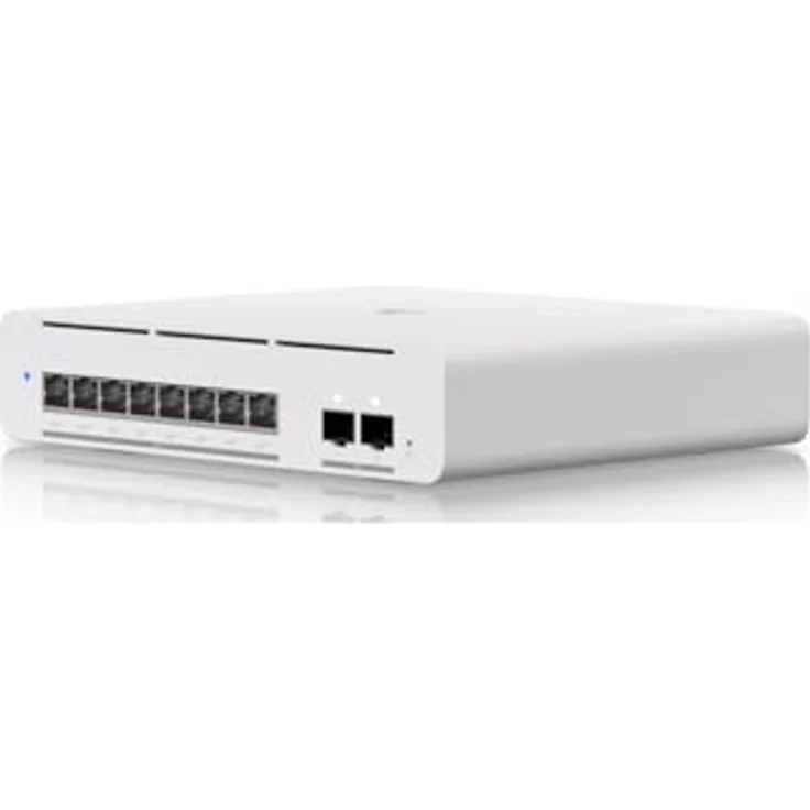 Ubiquiti Switch UniFi 8x10G RJ45/2xSFP+, Managed PoE++ Switch mit 155W und 1,3" Touchscreen (8 Ports) – Bild 2