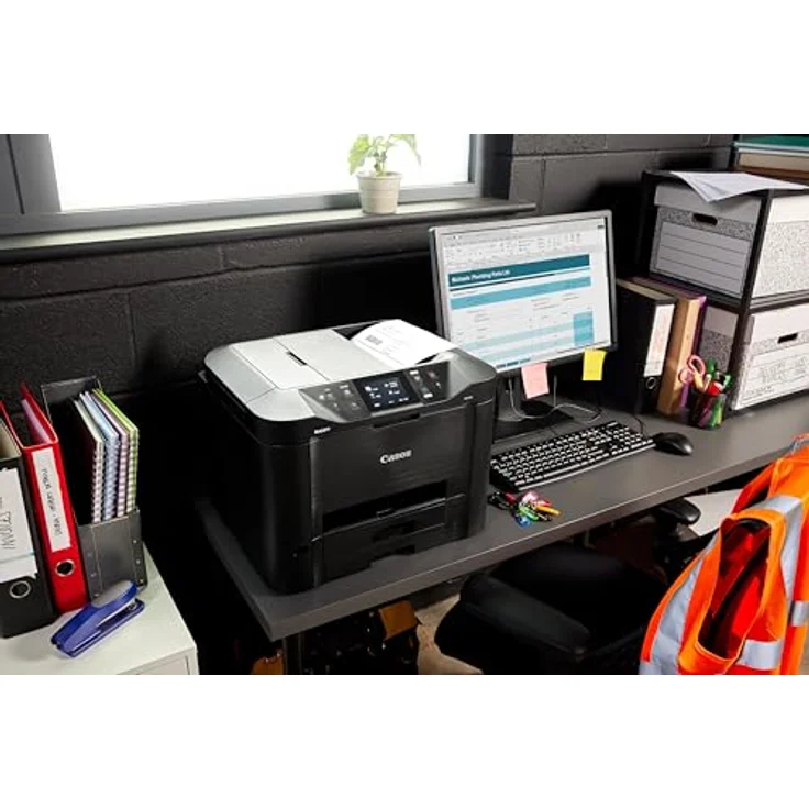 Canon MAXIFY MB5150 Farbtintenstrahl - Multifunktionsdrucker (DIN A4, 4-in-1 Scanner, Kopierer, Fax, Farbdisplay , 600 x 1200 dpi, USB, Duplexdruck, WLAN, Bluetooth) schwarz – Bild 5