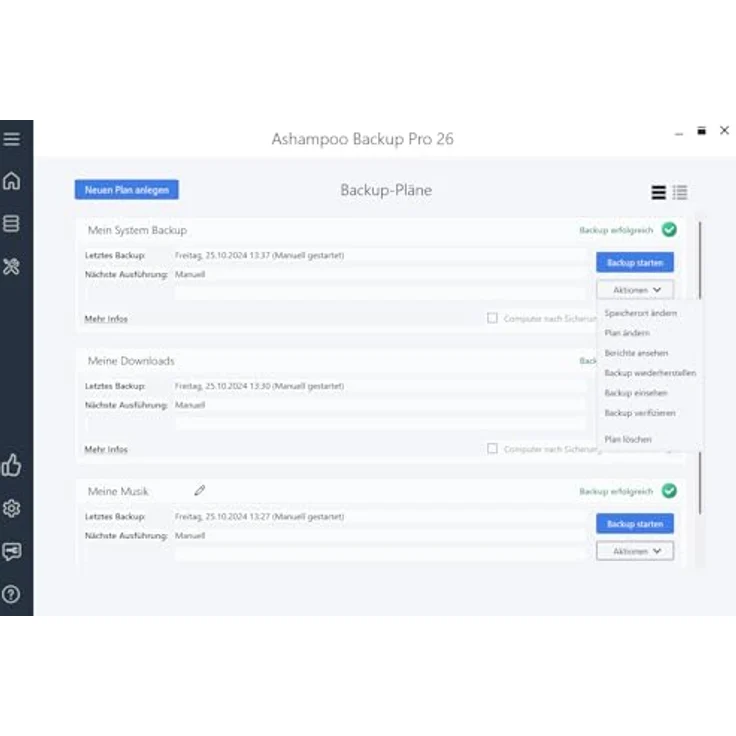 Ashampoo Backup Pro 17, leistungsstarke Datensicherungssoftware mit Echtzeit-Backup-Funktion für Profis – Bild 7