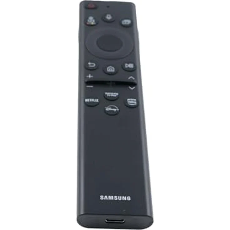 Samsung Original Fernbedienung BN59-01385B, Eco Solar Sprach-Fernbedienung für Samsung TVs, USB C, leicht und umweltfreundlich, kompatibel mit Google Assistant – Bild 2