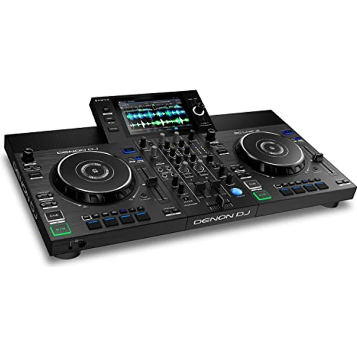 Denon DJ SC LIVE 2 - Standalone DJ-Controller mit Amazon Music Streaming, 7" Touchscreen, WLAN, Lautsprechern, Serato DJ & Virtual DJ Support – Bild 1