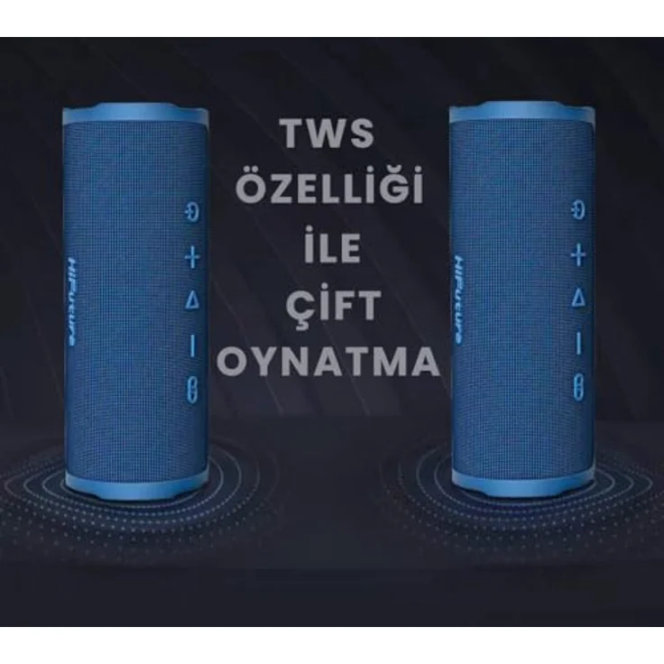 HiFuture Speaker Ripple Bluetooth (black) (6 h), Bluetooth Lautsprecher, Schwarz – Bild 5