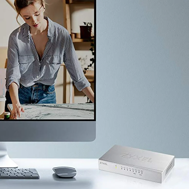 Zyxel 8-port Desktop Gigabit Ethernet Switch | Metallgehäuse, [GS108B] – Bild 4