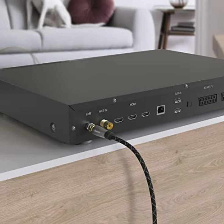 Hama Antennenkabel 1,5 m, F-Stecker auf F-Stecker, schwarz-grau, Versandkostenfrei – Bild 8