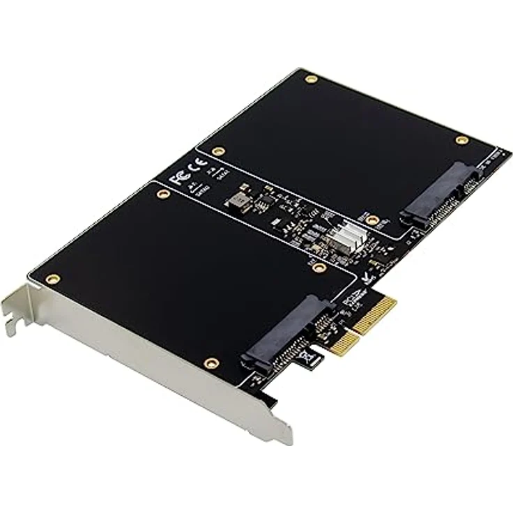 ProXtend PCIe SATA III 6G 2-Kanal-SSD-RAID-Karte, Hochgeschwindigkeits-Datenübertragung für SSDs – Bild 1
