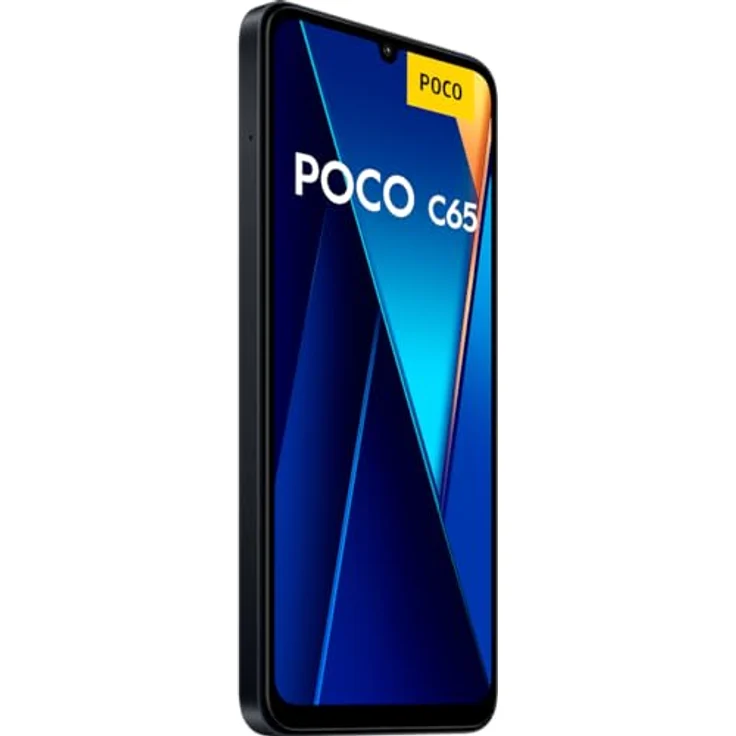 Xiaomi Poco C65 Smartphone 6,74 Zoll AMOLED DotDisplay, 128GB, 6GB RAM, Schwarz – Bild 3