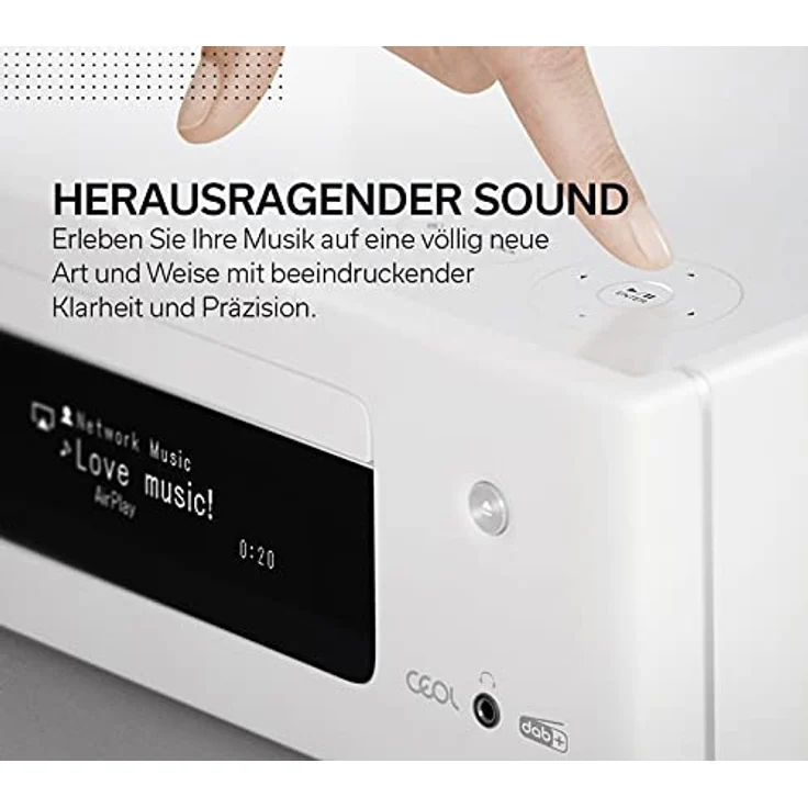 Denon Mini Hifi System RCD-N11 weiß - Preisvergleich – Bild 2