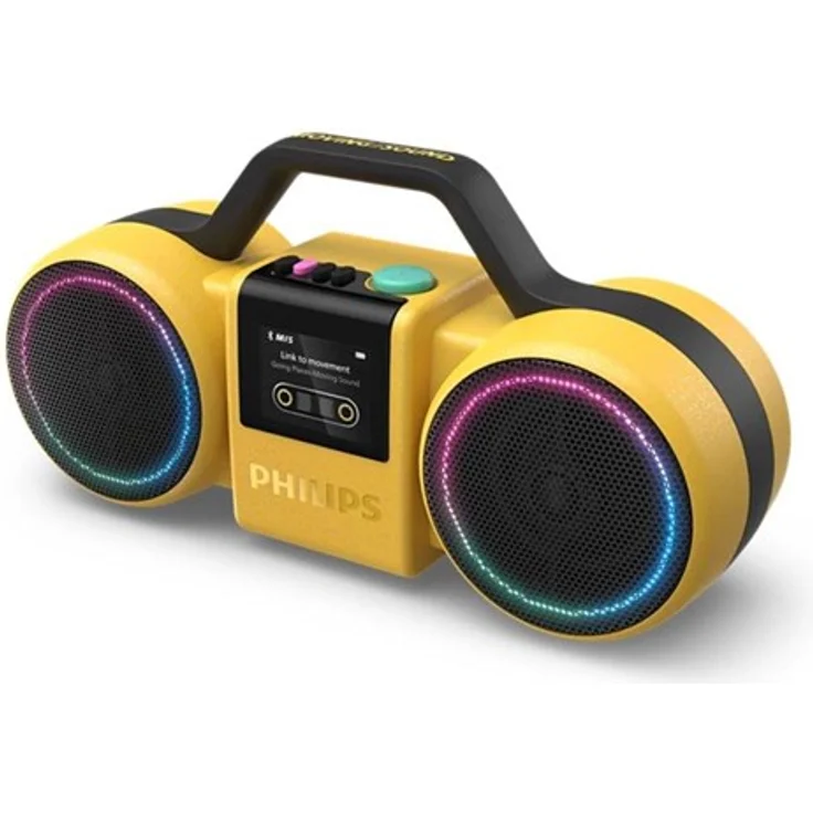 Philips TAMS60, Bluetooth-Lautsprecher mit 120 W, IP67 wasserdicht, gelb