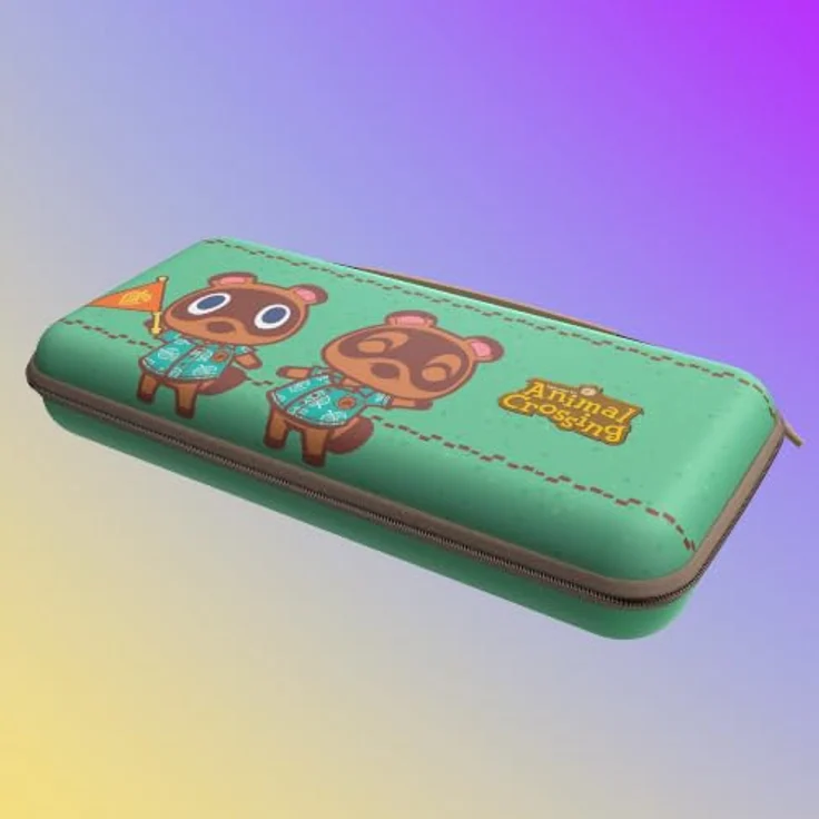Turtle Beach PlayTrek Travel Case Animal Crossing Timmy & Tommy, für Nintendo Switch 2, EVA-Molded Shell, PU Leder, mit Tragegriff und Spielkartenhalter – Bild 8