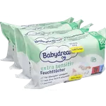 Babydream Extra Sensitive Feuchttücher, 4er Pack
