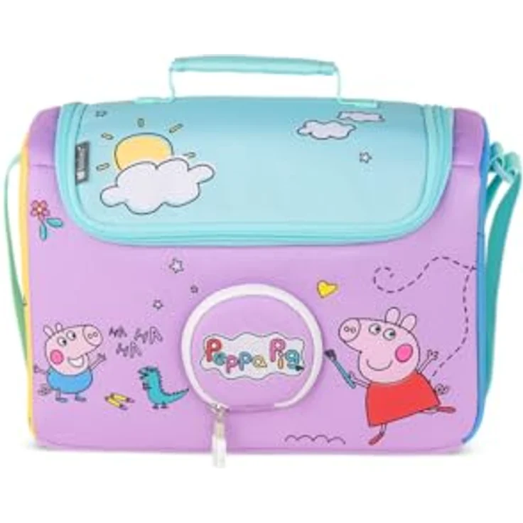 tonies Hinter dem Regenbogen HörSpiel-Transporter "Peppa Pig", 100% recyceltes PET, 19x28x13 cm, ca. 262g – Bild 1