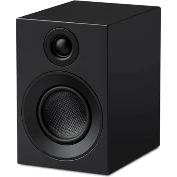 Pro-Ject Speaker Box 3 E Carbon, Kompakter audiophiler 2-Wege Regallautsprecher (Schwarz) – Bild 2