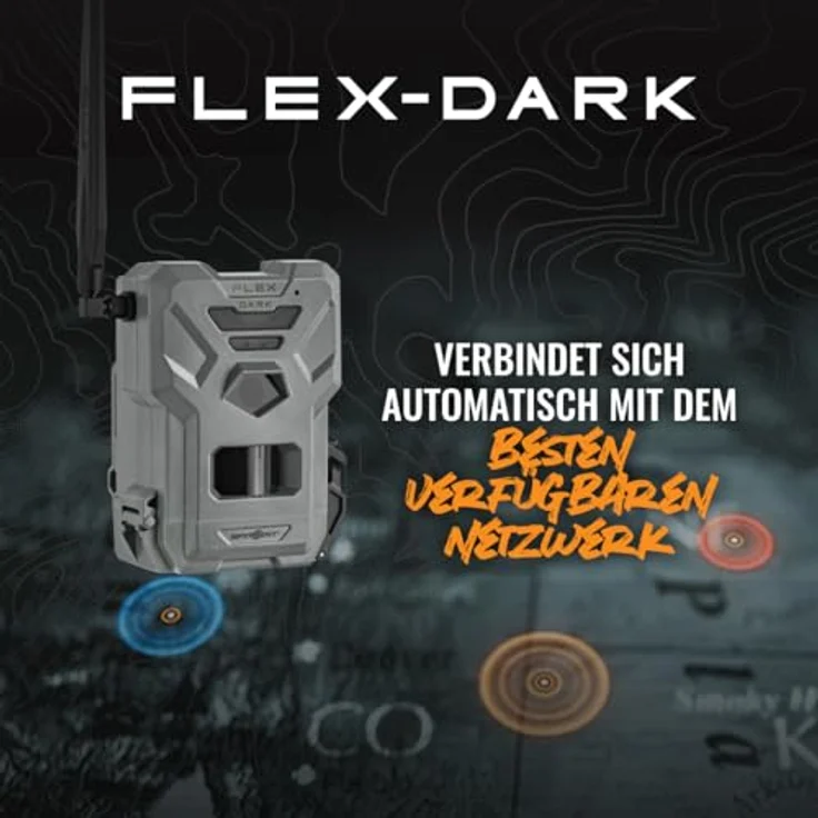 Spypoint FLEX-DARK Wildkamera, 40 MP mit 4G/LTE, unsichtbaren Black-Flash LEDs und 30 m Reichweite, 32 GB Speicherkarte inkludiert – Bild 9