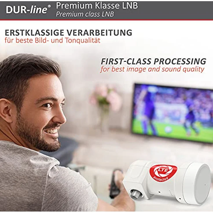 DUR-line +Ultra Single LNB für 1 Teilnehmer white/weiß – Bild 5