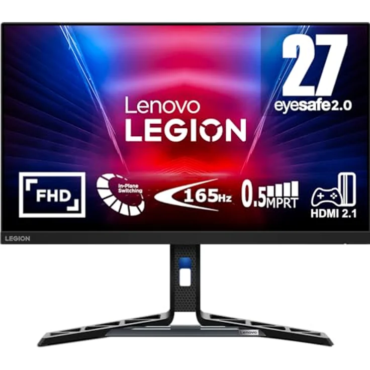 Lenovo Legion R27i-30 | 27" Full HD Gaming Monitor | 180Hz | 0,5ms Reaktionszeit | AMD FreeSync Premium | integrierte Lautsprecher | schwarz – Bild 1
