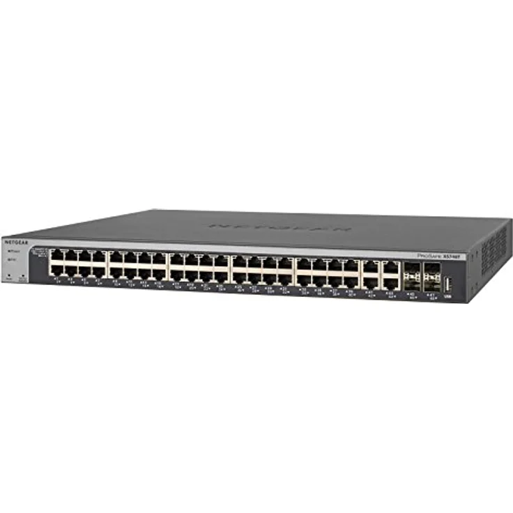 Netgear XS748T 48-Port 10G Ethernet LAN Switch Smart Managed Pro (mit 4x 10Gigabit SFP+, Desktop- oder Rack-Montage mit ProSAFE Lifetime-) schwarz – Bild 4