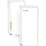 Tenda Nova MX21-Pro Mesh WLAN Wi-Fi 6E System, AXE5700 Tri-Band Mesh WiFi Repeater & Router, empfohlen für Häuser mit 3-6 Schlafzimmern, in Weiß