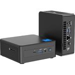 Intel NUC, NUC11PAHi7 Desktop Mini-PC, Intel® Core i7-1165G7, 32 GB RAM, 1 TB PCIe SSD, Unterstützung für 8K | WiFi 6 | 4K-Vierfachanzeige | Bluetooth 5.2 | Thunderbolt 3 | Win 10 Pro