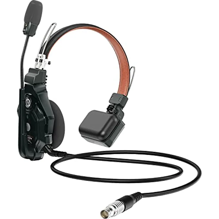 Hollyland Solidcom C1 Pro Wired Headset, Voll-Duplex Single-Ear Intercom mit ENC-Technologie, kompatibel mit C1 Pro HUB - 1 Pack
