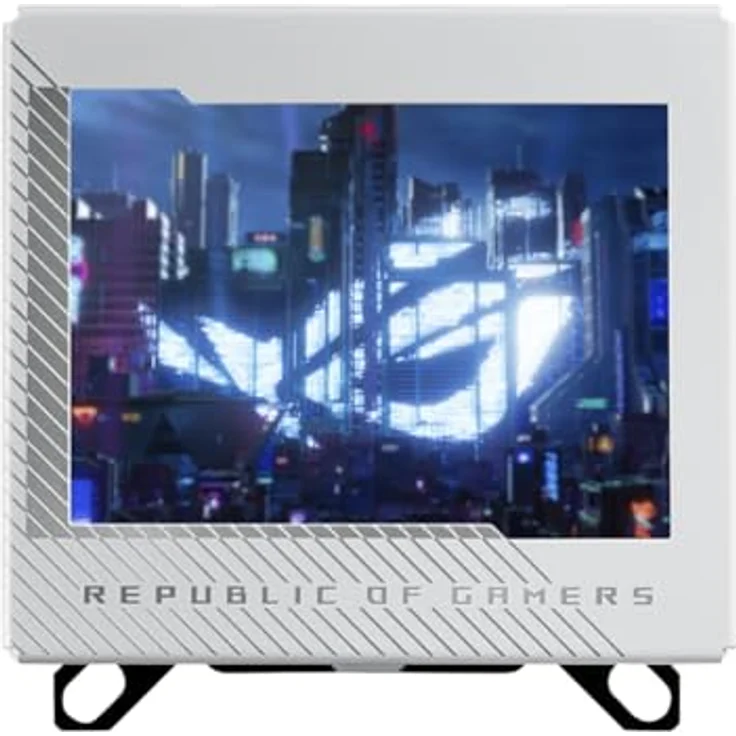ASUS ROG Ryujin III WB White LCD CPU-Wasserblock (Asetek-Wasserblock mit 178 Mikrokühllamellen und Kühlplatte aus Kupferlegierung, 3,5-Zoll-LCD-Bildschirm, integrierter VRM-Lüfter, ROG Fittings, weiß) – Bild 4