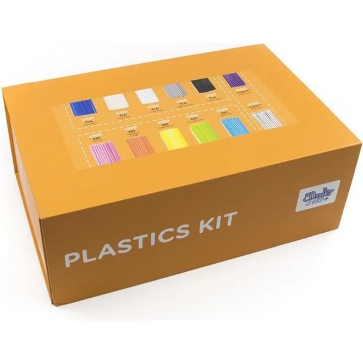 3Doodler EDU Create+ Learn Pack Plastic Kit, Nachfüllpack mit 1.200 Strängen, ungiftigem und recycelbarem Kunststoff