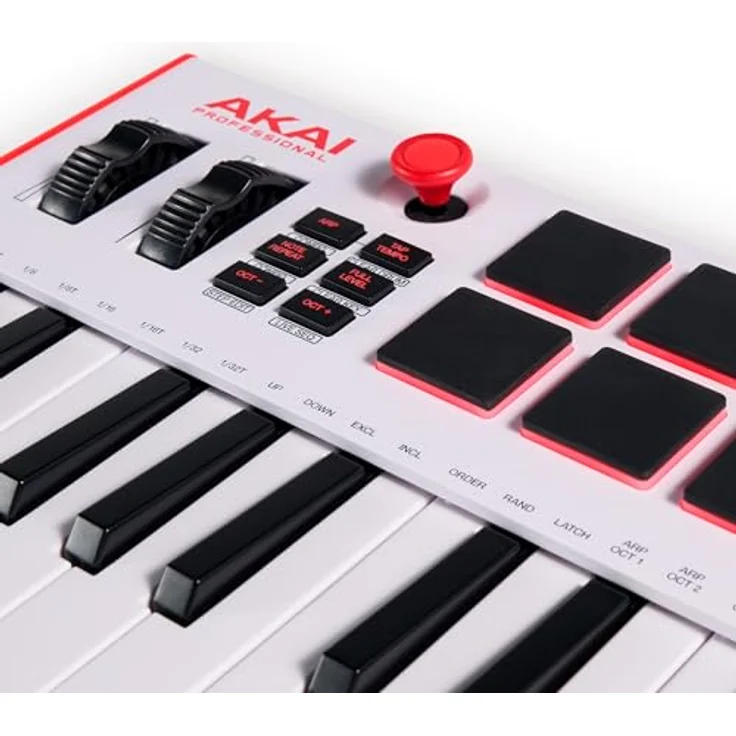 AKAI Professional MPK mini Plus White, Midi-Controller mit 37 anschlagsdynamischen Minitasten, 8 MPC Pads und Arpeggiator – Bild 18