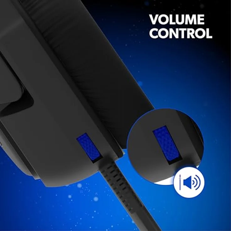 Snakebyte Headset Base 5, Kabelgebundenes Gaming Headset mit 50mm Audio-Treiber, Schwarz – Bild 4