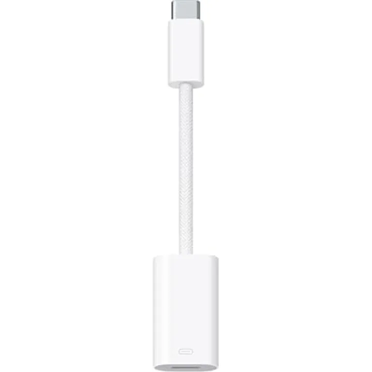Apple MUQX3ZM/A, USB Typ-C auf Lightning Adapter, gerade, weiß