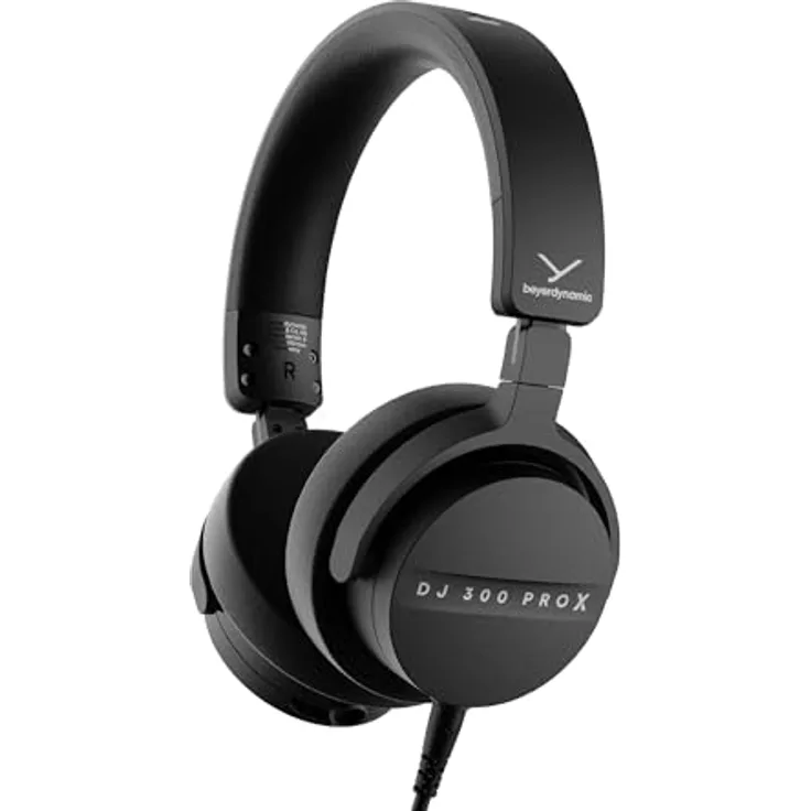 beyerdynamic DJ 300 PRO X, Professioneller 2-in-1 DJ-Kopfhörer mit On-/Over-Ear-Wechsel, modular, klappbar, 45-mm-Treiber