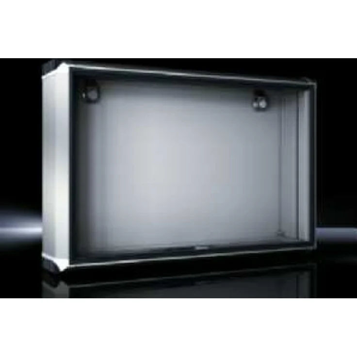 Rittal Optipanel-Bediengehäuse CP 6380.020, IP65 Schutz, pulverbeschichtet in RAL 7035, Aluminium, 475 mm breit, 387 mm hoch