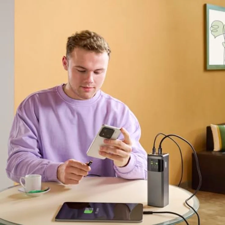 Hama High Power, 24000 mAh Powerbank mit 140 W Leistung, grau – Bild 20