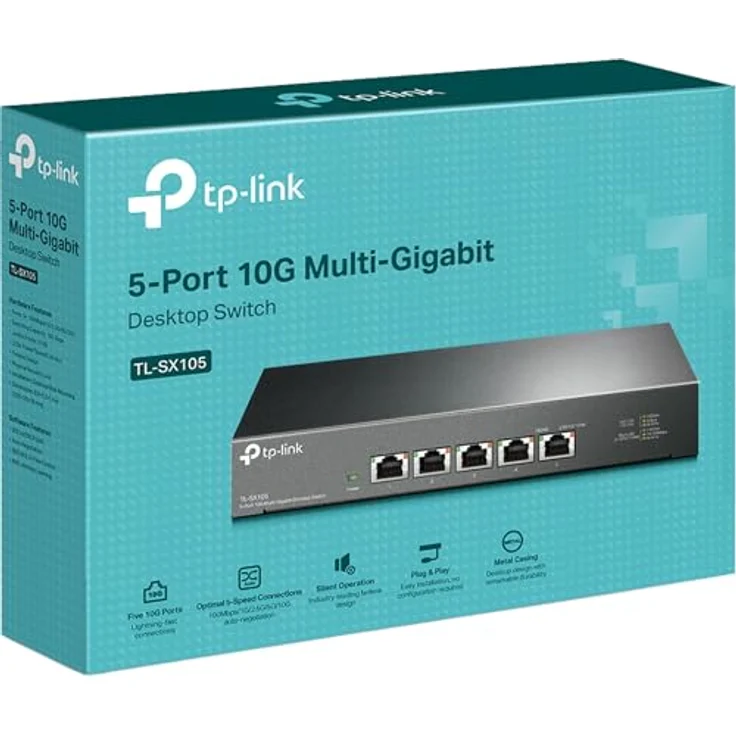 TP-Link TL-SX105 5-Port 10G Multi-Gigabit Switch – Bild 10